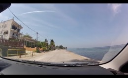 music Driving along the sea – From Tsaousi to Vrachneika (city driving, Greece) – onboard camera